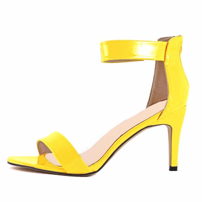 LOSLANDIFEN женские сандалии, новинка 2023 года, пикантные летние сандалии на высоком каблуке с открытым носком и пряжкой на тонком каблуке 9 см, вечерние свадебные туфли