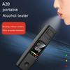 Портативный тестер алкоголя, высокочувствительный алкотестер, HD-дисплей, бесконтактная зарядка типа C, аккумулятор 200 мАч