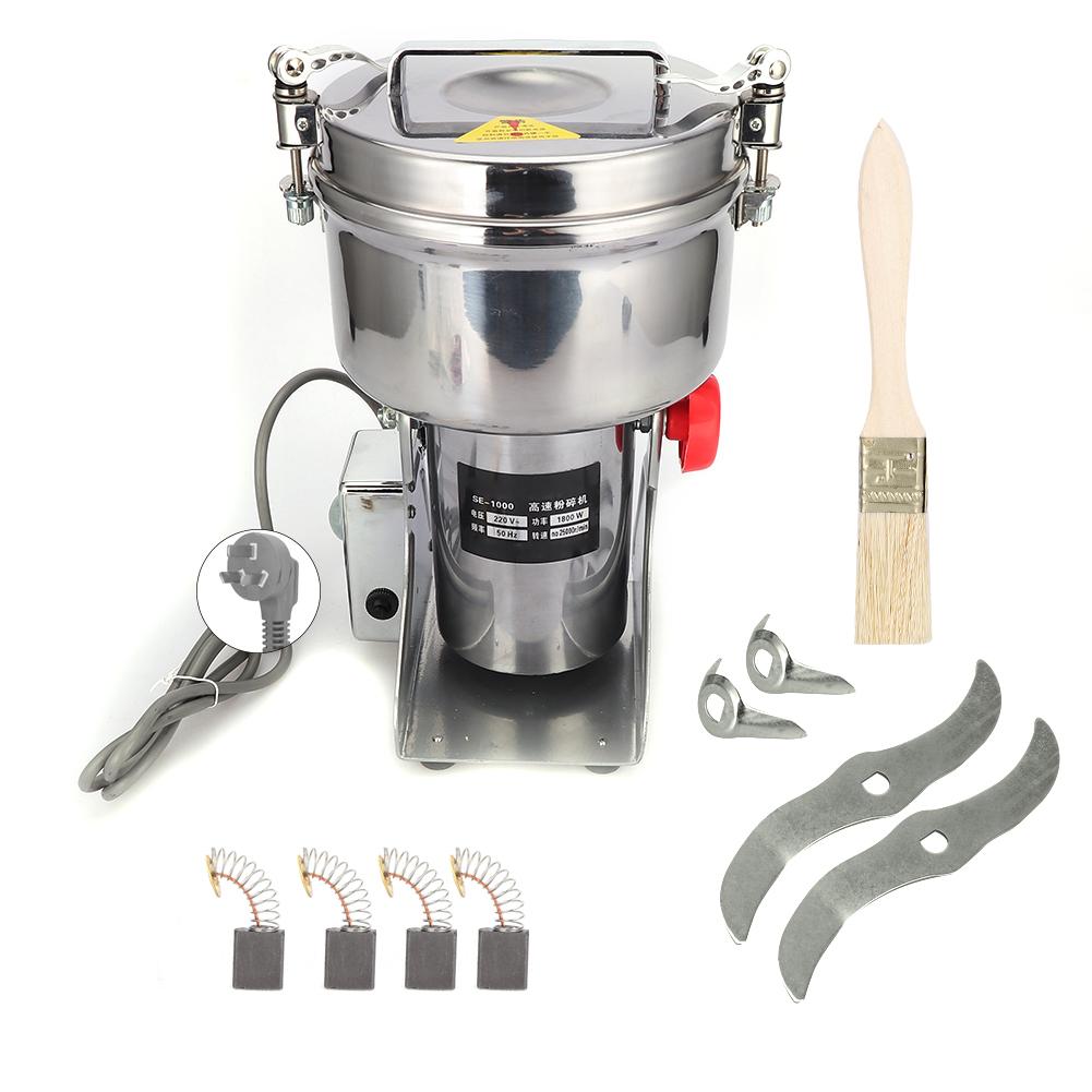 1000 г Мини-электрическая кофемолка Бытовая машина для сухого помола цельного зерна и китайских трав