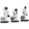 3 Pcs Astronaut Statues for Home Decor (Pack of 3, Black & White)