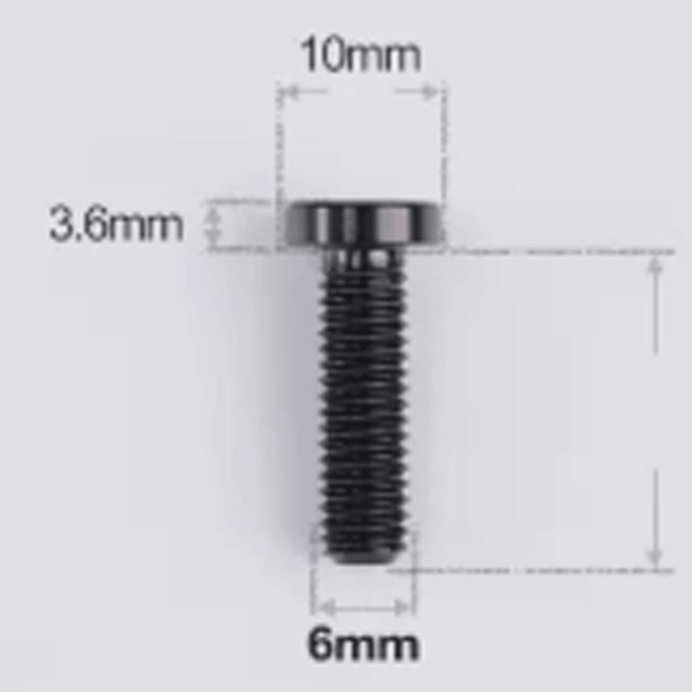 Golden Blue Black Ti M6x20/30mm Head-10mm GR5 Titanium Alloy TC4 T30 Torx Head Bolts For Motorcycle Disc brake Plate