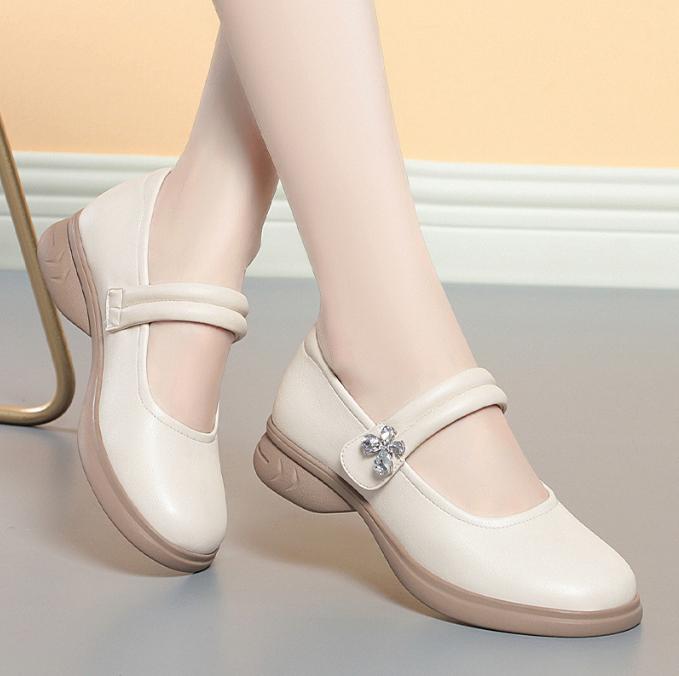 Новые туфли на платформе и высоком каблуке, женские туфли Мэри Джейн на толстом каблуке, элегантные туфли-лодочки на каблуке с бантиками, туфли с круглым носком, женская свадебная обувь