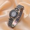Новые модные женские часы с бриллиантами, женские часы-браслет, кварцевые часы