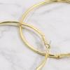 1 Pair Big Hoop Earrings for Women Girls, Round Circle Hoop Earrings, Lightweight Minimalist Jewelry Gifts for Her