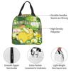 Custom P-Psyducks Insulated Lunch Bag for School Office Cartoon Leakproof Thermal Cooler Lunch Box Men Women
