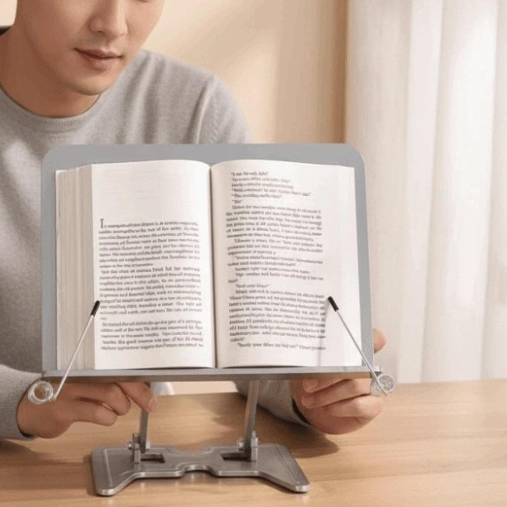 Full Metal Reading Stand Rotating Bookstand Tablet Stand Book Holder  Studying