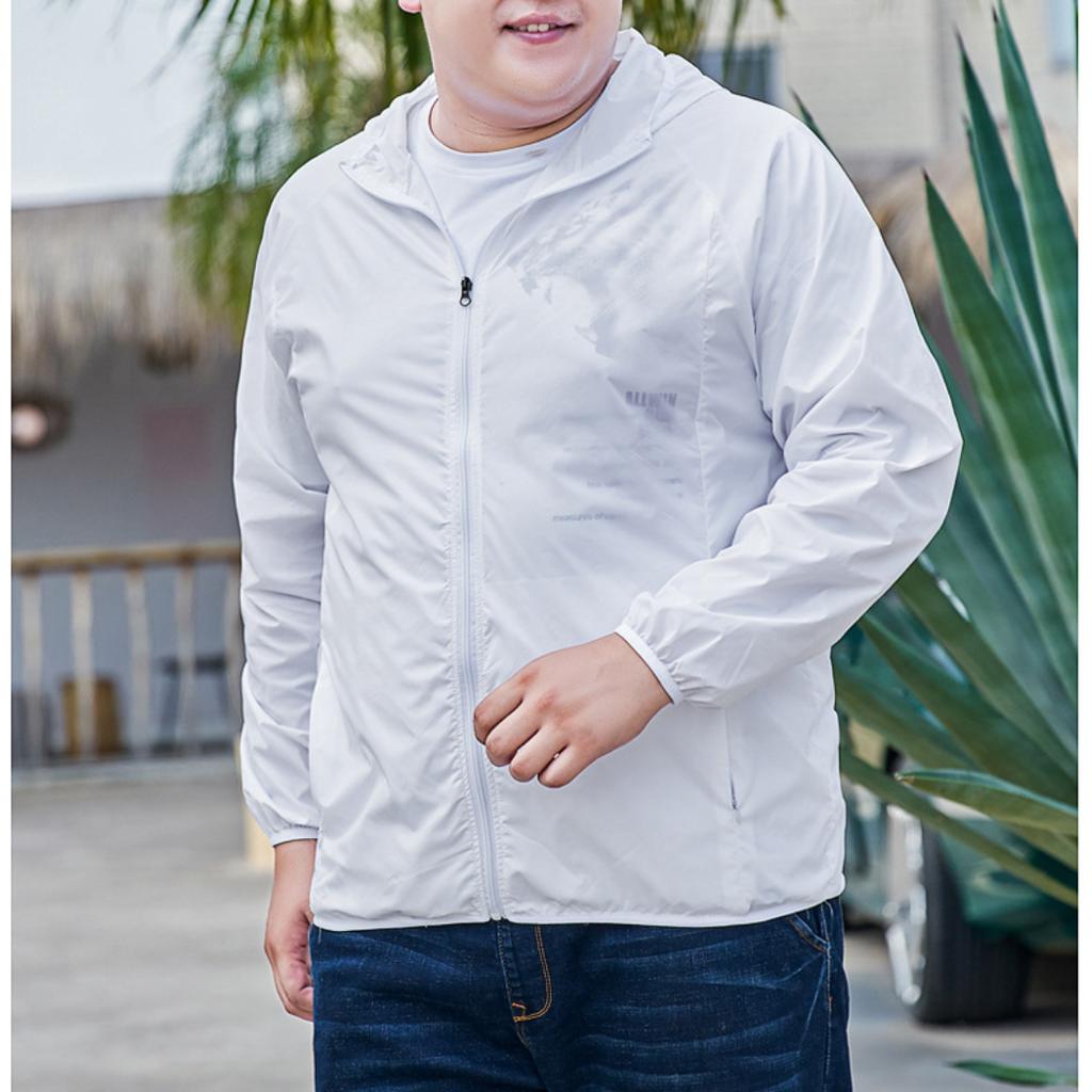 Летняя тонкая солнцезащитная одежда большого размера, мужская быстросохнущая солнцезащитная одежда больших размеров M-10XL