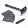 Classic Mens Shaving Adjustable Safety Shaving Razor With Small Brush & Blade