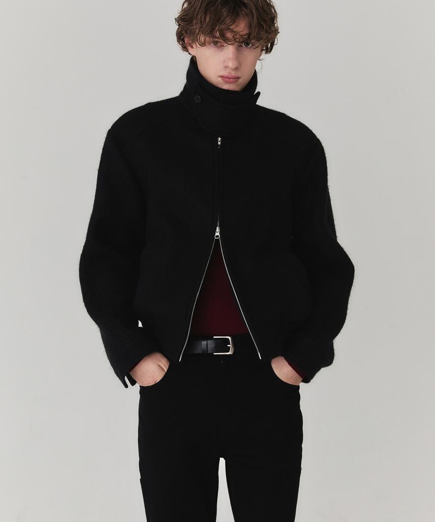 Kineto Misty Brush Wool Jacket_Black
