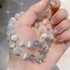 Ladies Imitation Opal Bell Bracelet Exquisite Cute Beaded Bracelet