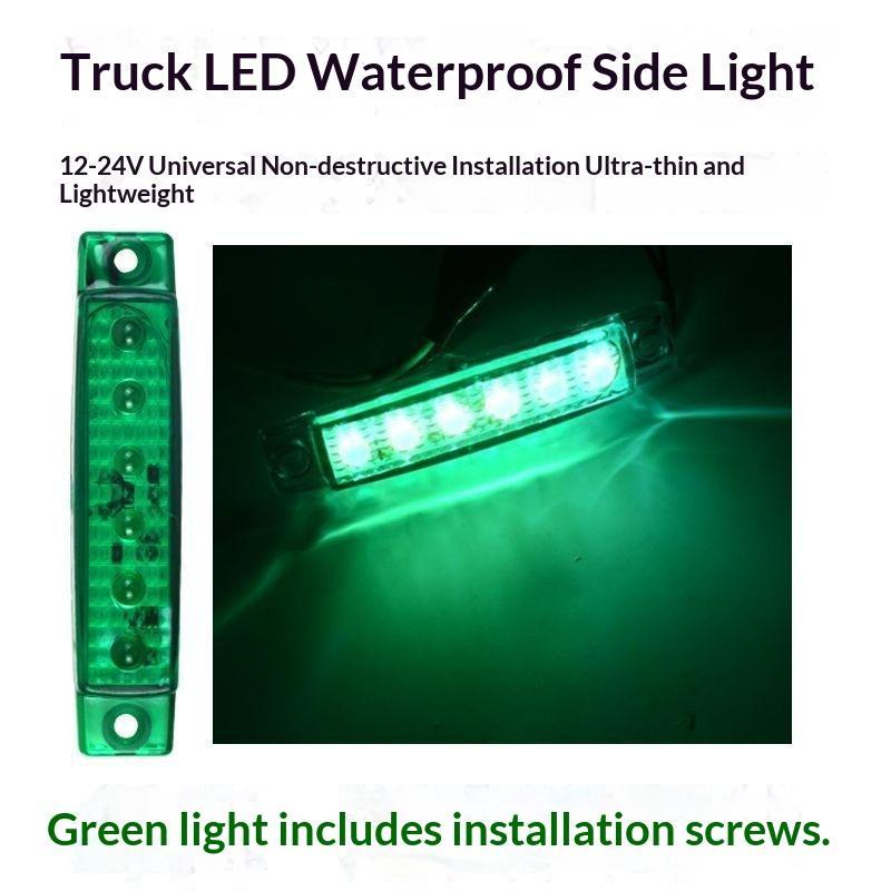 LED Side Marker Lights 12V 24V Waterproof Super Bright Thin Easy Install for Truck Car Bus Trailer Van Indicator Lamps