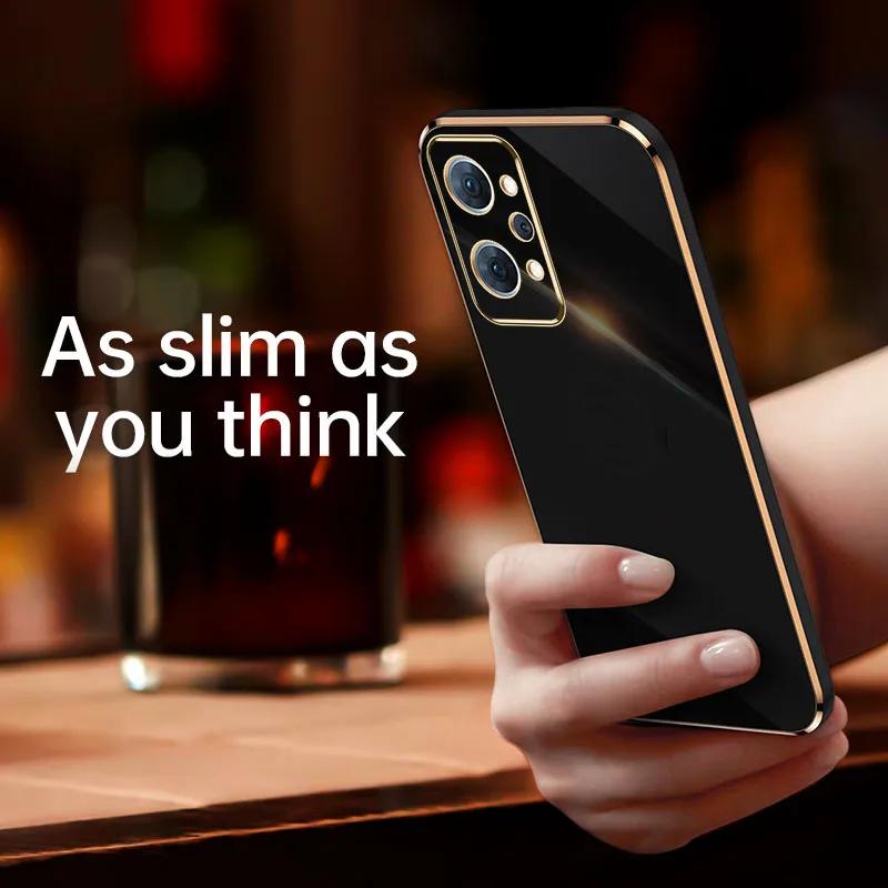 Квадратный Чехол с Покрытием на Для Realme GT Neo 2 3 3T GT2 Pro Neo2 2T GT G Ударопрочный Мягкий ТПУ Задняя Крышка Чехлы для Телефона