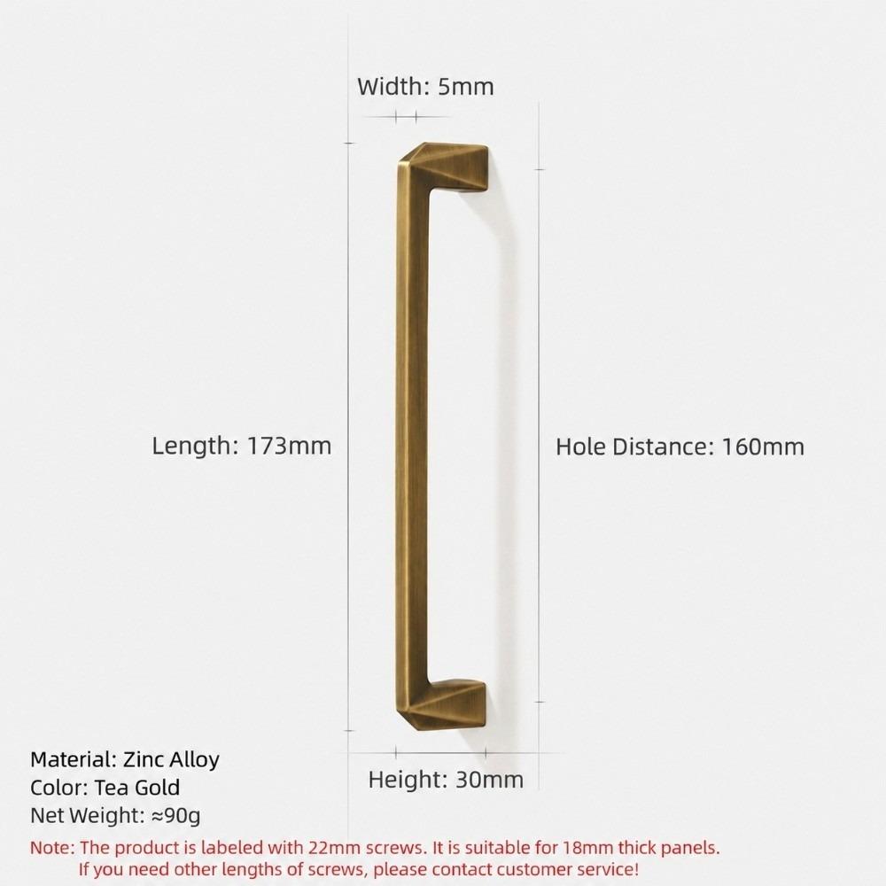 Alloy Wardrobe Door Handle Nickel Brushed Cabinet Pull Handle  for Cabinet Wardrobe Drawer