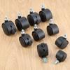 Furniture Replacement M8 Screw Plate Silent Roller Furniture Caster Office Chair Caster Chair Wheel