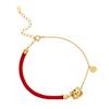 S925 Silver 2022 National Trend Tiger Red Rope Bracelet Niche Design Birth Year Tiger Bracelet for Women