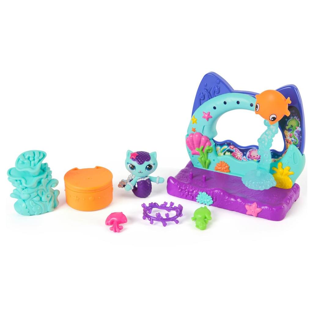 TAKARA TOMY Dollhouse The Movie MerCat Aquarium Balcony Set Gabby's