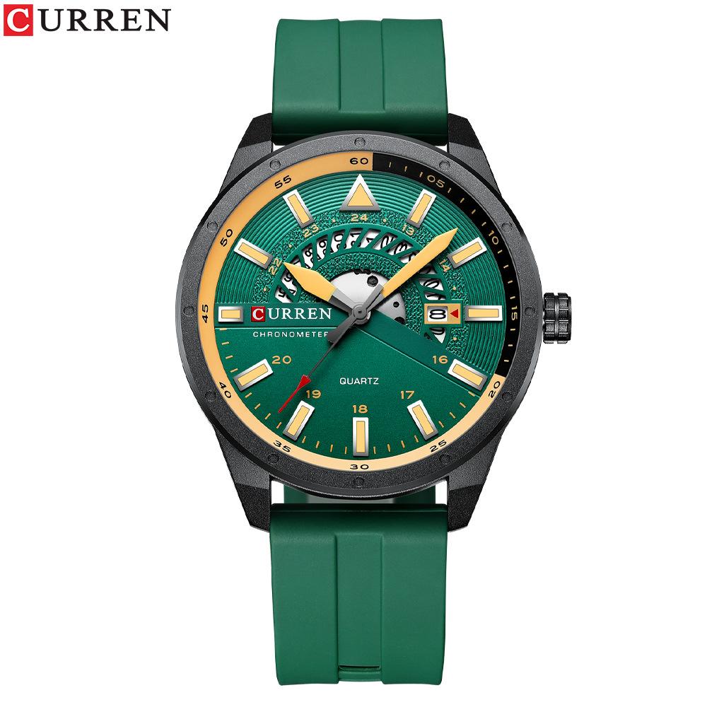 CURREN Men's Waterproof Tape Quartz Watch Business Calendar Men's Watch