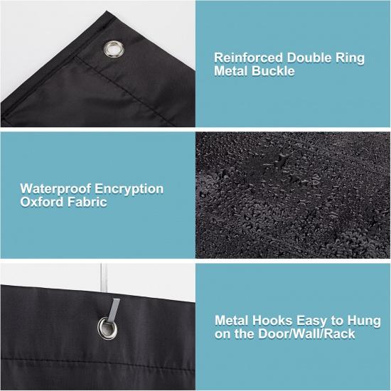 Geyee 4 Pack Hanging Wall File Organizer, Storage Pocket Chart, over Door Hangers Included, Hanging Wall Paper Organizer for File Folders, Classroom