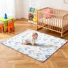 BQKOZFIN Baby Play Mat, 180x200x2cm, Extra Thick, Foldable, Safety Tested, Large, Baby Play Mat, Kids Game Pad, Non-Slip, Soundproof, Safe Material,