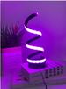 Современная RGB спиральная настольная лампа: 36 режимов, Минималистичный дизайн, USB-подключение