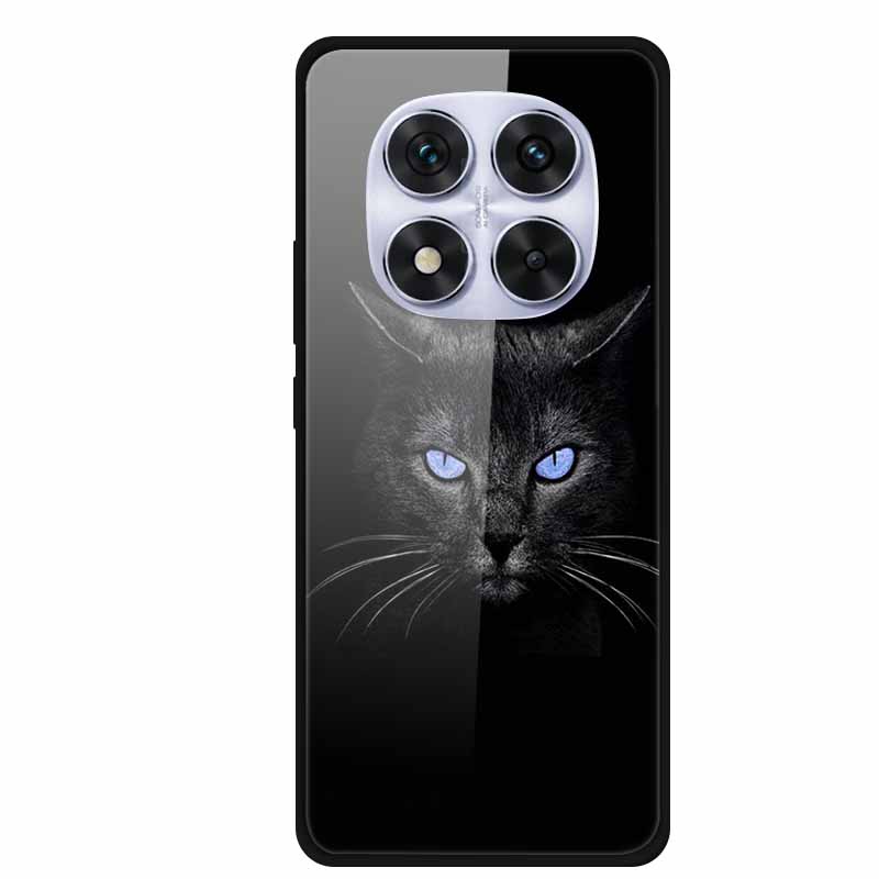 Жесткий чехол-книжка для Xiaomi Redmi Note 14 Pro 5G, чехол с мягким бампером, чехол из закаленного стекла для Redmi Note 14 Pro 4G, чехол Note14 Pro