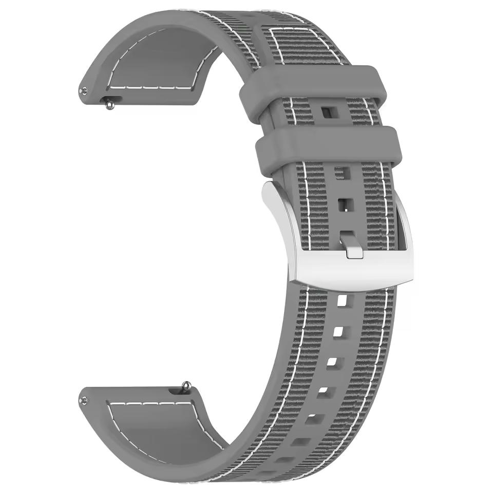 22-мм композитный силиконовый ремешок для Amazfit T-Rex3 Pro 48 мм Плетеный нейлоновый браслет для Amazfit Helio/Bip 6-5/Balance 2 Спортивный ремешок