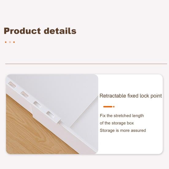 Retractable Drawer Storage Box Kitchen Cutlery Fork Spoon Bin Office Supplies Drawer Divider Multifunctional Underwear Sock