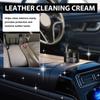 Leather Cleaning Cream Long Lasting Leather Maintenance Car Seat Sofa Scratch Cracks Care for Leather Pant Bag Shoes Furniture