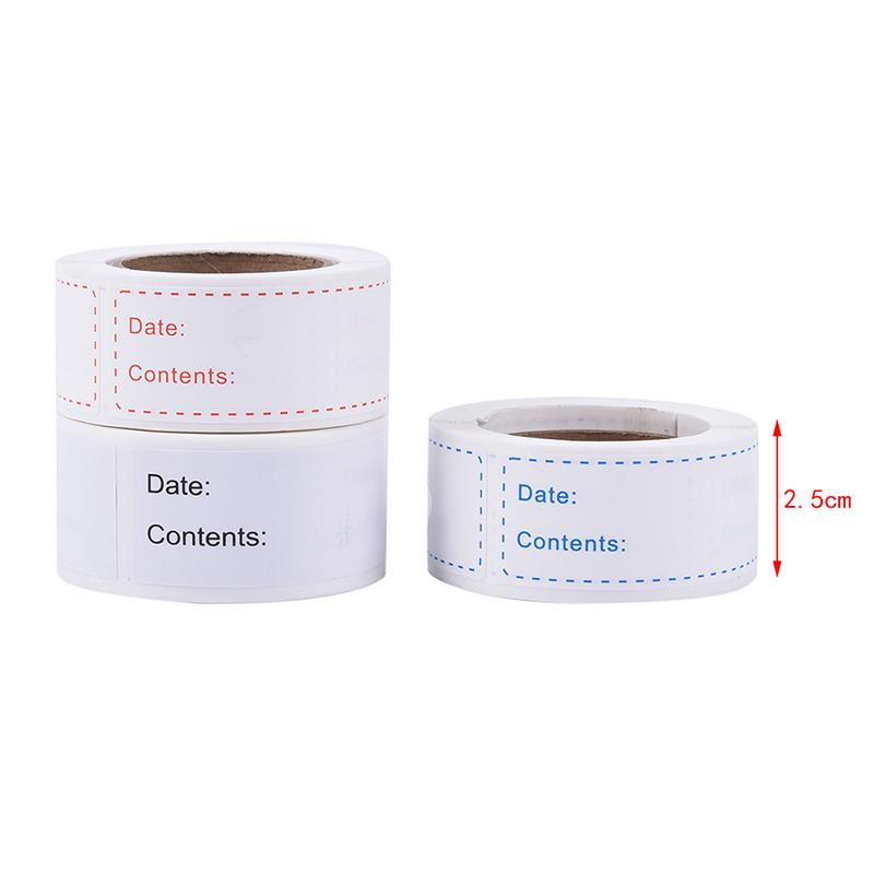 150 шт./рулон этикетки для заморозки продуктов питания наклейки для хранения в холодильнике этикетки с датой еды