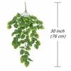 69-Mesh Turtle Back Leaf Artificial Flower Vine Wall Hanging Decoration