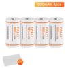 PALO 16340/16350 Rechargeable Battery 3.7v 800mAh 16340 Li-ion Batteries CR123A Battery For LED Flashlight CR123 CR17345 Cr123a