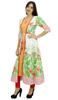 Bimba Womens 2 Piece Designer Flaired Kurta Printed Rayon Kurti Dress