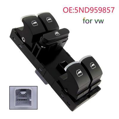 Автоаксессуары 5ND959857 для VW Touran Tiguan Passat B6 B7 CC Golf Mk5 MK6 Jetta Электрический переключатель стеклоподъемника Кнопка
