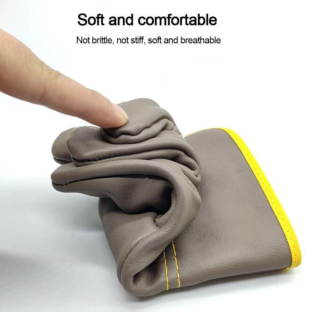 Cowhide Welding Gloves Short Safety Gloves New Mechanic Glove