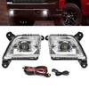 For Chevrolet Silverado 2019 2020 Fog Light Led Daytime Running Lamp DRL Daylights Front Bumper Wateproof DLAA Chevy