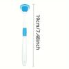 Soft Silicone Tongue Cleaners Adult Kids Reusable Silicone Tongue Scraper Brush Washable Tongue Fresh Breath Oral Hygiene Tool