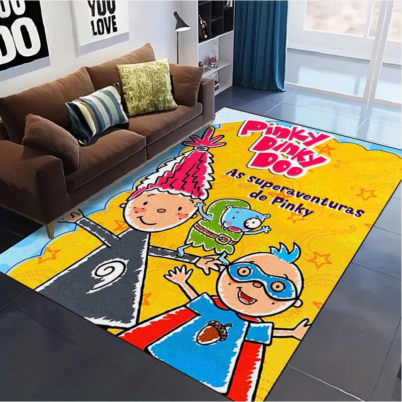 Ковер Pinky Dinky Doo для гостиной, спальни, дома, украшение для дивана, нескользящий коврик для игр детей