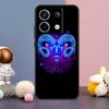 Чехол Неоновые Знаки Зодиака для Xiaomi Redmi Note 15 Pro Plus 10 11 12 13 14 Pro Redmi 15 15C 14C 10C 12C 13C