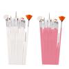 Pro 15pcs Nail Brushes Set Acrylic Brushes Gel Varnish Brush Line Painting Pen Nail Tool Dotting Pen