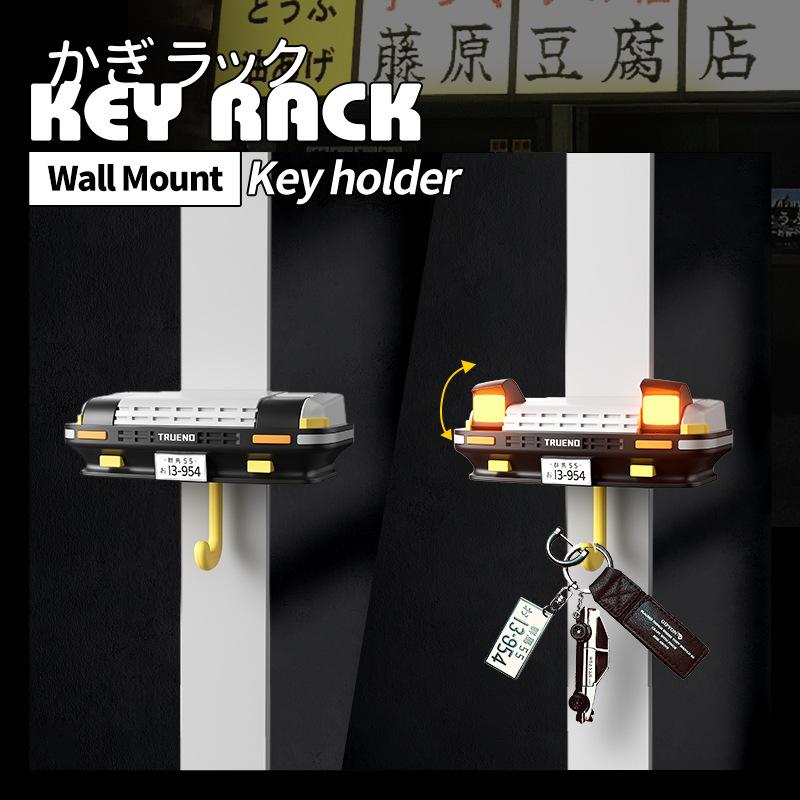 AE86 Car Creative Hook Headlight Key Storage Rack Keychain Holder for Vehicle Decoration key holder