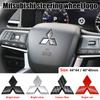 1 шт. ABS Наклейка на центр руля автомобиля для Lancer 10 ASX Outlander Pajero 4 Montero V73 Xpander Значок Декаль