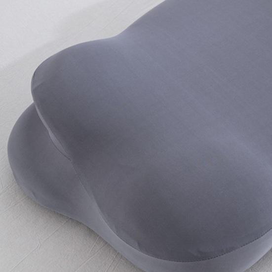 Эргономичная подушка для сна из пены с эффектом памяти, подушка-облако с контурным дизайном, подушка с двойной высотой для поддержки шеи с туннелями для рук для спящих на боку, спине, животе