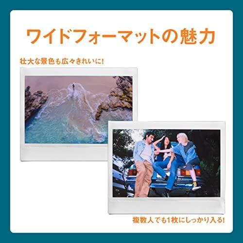 Fujifilm Instax Link Wide Wide Format Smartphone Printer "Cheki" (Instax Link WIDE) Ash White