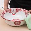 Durable Food Basin Easy Clean Enamel Large Capacity Thick Storage Plate Home