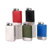 9Oz Premium Portable Wine Bottle Stainless Steel Hip Flask Creative Flat Outdoor Liquor Bottle Leakproof Whiskey Flask