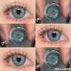 Eyeshare Цветные контактные линзы Venice для глаз 14,2/14,5 мм большие серо-голубые зрачки ежегодная косметика