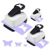 3pcs Paper cutter for crafts Hole Punchers Tool Set 3/8 5/8 1 inch 9 16 25mm Butterfly Paper Shapes for card making scrapbook