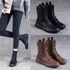 Genuine Leather Women's Boots Short Boots Thick Soled Knight Boots Women's Casual Shoes Versatile Women's Shoes Platform Shoes