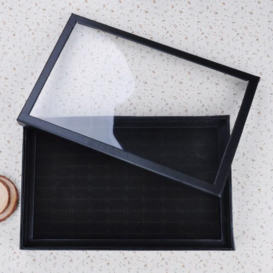 Коробка для сережек на 100 слотов, устойчивая к царапинам, широко открывающаяся, практичная, большая емкость, чехол для ожерелья на каждый день