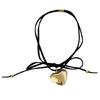 Sweet Cool Love Heart Pendant Necklace Elegant Collar Choker Necklace Bowknot Neck Tie Chain Jewelry for Women Girls